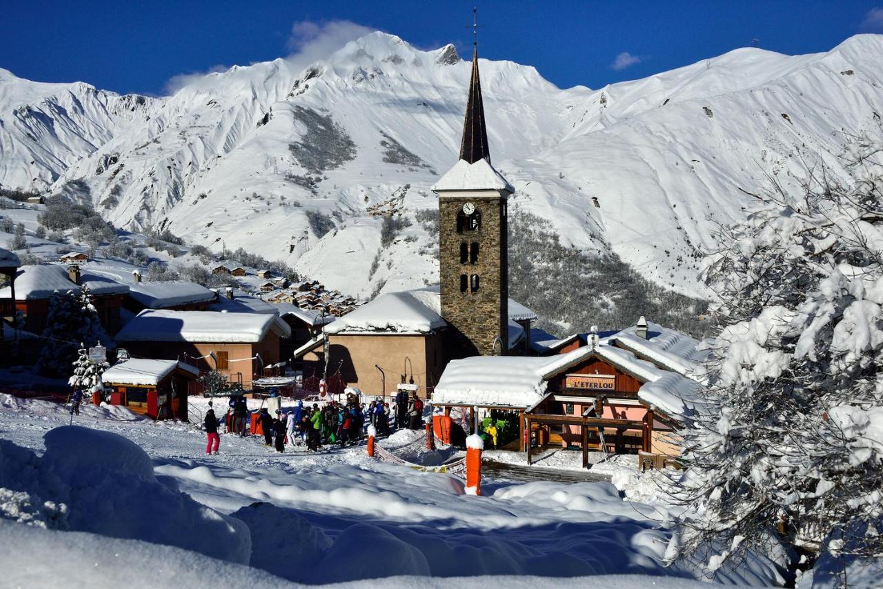 Vila Chalet De Charme 13 Personnes Avec Sauna Ski O Pieds Saint-Martin-de-Belleville Exteriér fotografie